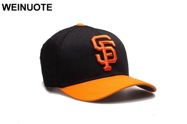 

3 стили мужские San Francisco Giants Strapback черные шляпы Спорт классический мода оранжевый SF письмо бейсболки для женщин D18110601