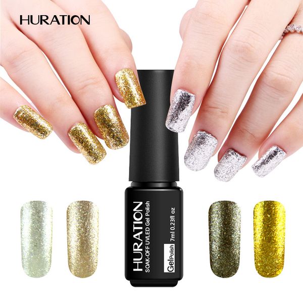 

huration platinum 7ml series new gel nail polish 12 colour provide gel lacquer art soak off uv led adhesive starry varnish, Red;pink