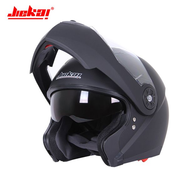 

jiekai motorcycle helmet casco moto racing motocross flip up helmet motorbike moto racing motorcycle double lense