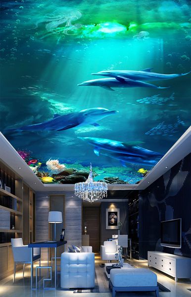 

custom retail 3d deep sea fantasy sea world zenith mural