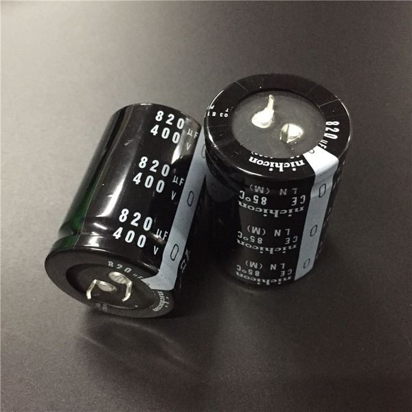 

2pcs/10pcs 820uf 400v nichicon ln 35x50mm 400v820uf snap-in psu capacitor