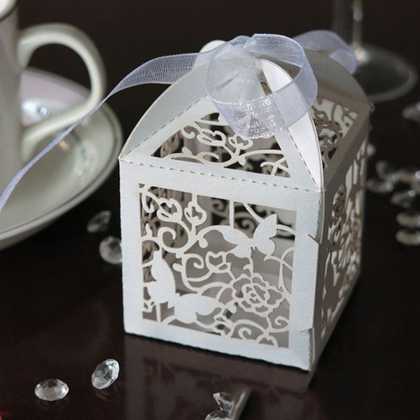 

10 шт. бабочка baby shower коробка конфет свадебные сувениры коробки с лентой подарки для гостей день рождения события украшения