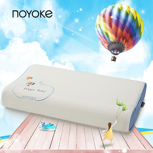 

noyoke 44*27*6 children's natural latex pillow for 3-12 year-old nursery student cartoon kid children baby natural latex pillow
