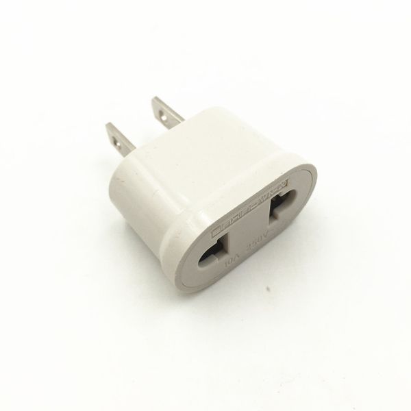 100PCS / LOT US American Japan China Plug Adapter Europeo Euro EU KR Per US CN AC Travel Adapter Plug Prese elettriche Prese elettriche