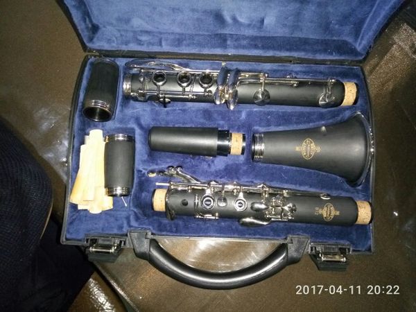 Novo Buffet 17 Clarinete Chave Clarinete Crampon 1986 B12 B16 B18 Níquel Chapeado De Clarinete De Baquelite Instrumentos Musicais Frete Grátis