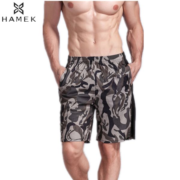 

men printed camouflage loose comfortable running shorts breathable quick dry fitness football basketball shorts sport, Black;blue