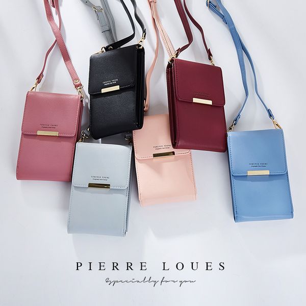 

women new brand casual wallet for messenger shoulder straps bag big card holders wallet handbag purse clutch, Red;black