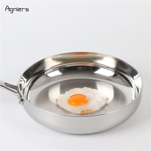 

кастрюли из нержавеющей стали 24см, многослойные, из нержавеющей стали - 9,5-дюймовые сковороды, прямые сковороды