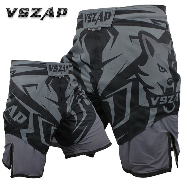 

2018 new vszap shadow shorts mma fitness combat fight wear thai sanda does not fade brand clothing vs015, White;black