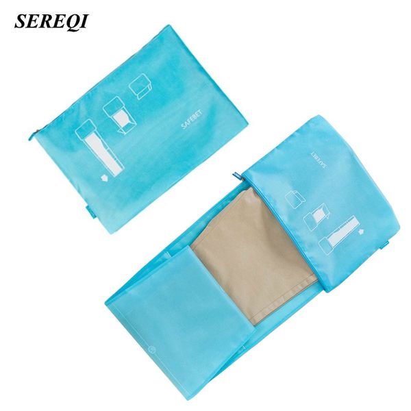 

sereqi pants crease resistant storage bag travel packing cubes closet organizer shirt crease finishing fiing ldeal organizers