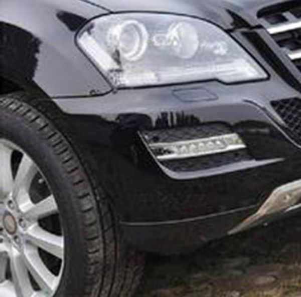 Drl For Mercedes Benz Ml350 W164 Ml300 Ml320 2010 2011 Daytime Running Lights Fog Head Lamp Cover Car Styling Led Dlr Led Driving Lamp From Autoellin