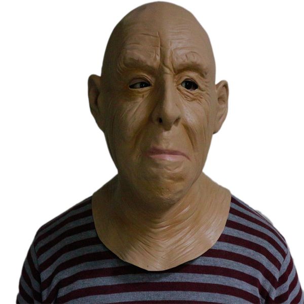 

2018 grade funny oldman horror witch mask humoristic latex face mask cosplay fancy dress party masquerade rubber clown