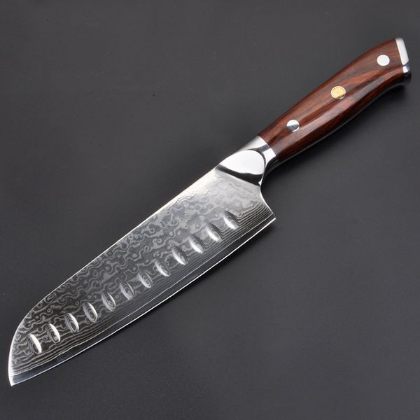 7 Inch Sankotu Knives High Carbon Vg10 Japanese 67 Layers Damascus