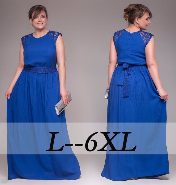 

euramerica big size pure color sleeveless stitching round neck sash dress lady long skirt plus size woman dress mujer vestidos patio grande, Black;gray