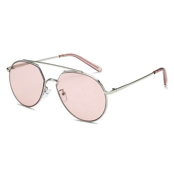 

big size rimless pilot sunglasses women men fashion brand designer driving oversized pink mirror sun glasses uv400 nx, White;black