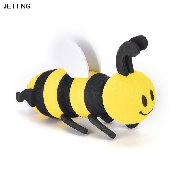 

2pcs lovely yellow bee for car antenna decoration exterior accessoris cartoon er honey ball car styling