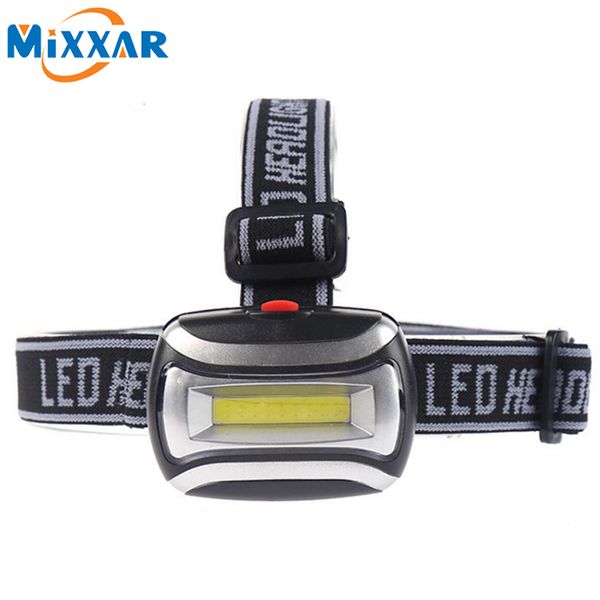 

600lm headlamp led headlight mini plastic head light lamp flashlight 3 torch for camping hiking fishing