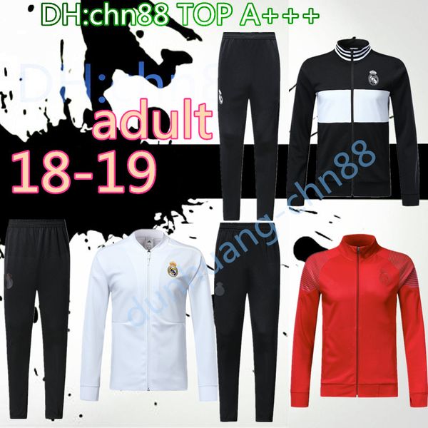 

18 19 la liga real madrid home away occer track uit et kit barcelona atleticoe madrid football jacket training uit urvetement chandal