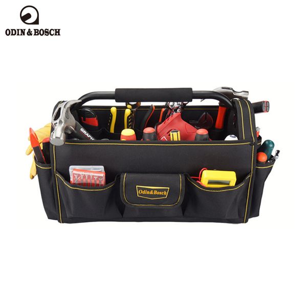 

odin&bosch mutifuction customed brand electrician tool toty tray bag strong handle carrier tool bag for eletrician