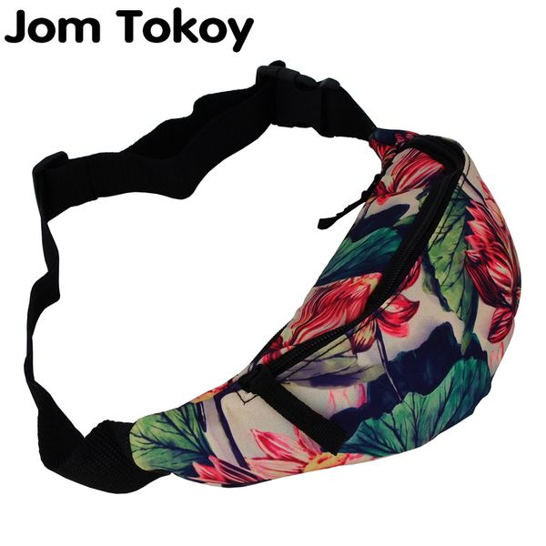 

jom tokoy new 3d colorful waist pack for men fanny pack style bum bag unicorn women money belt travelling waist bag