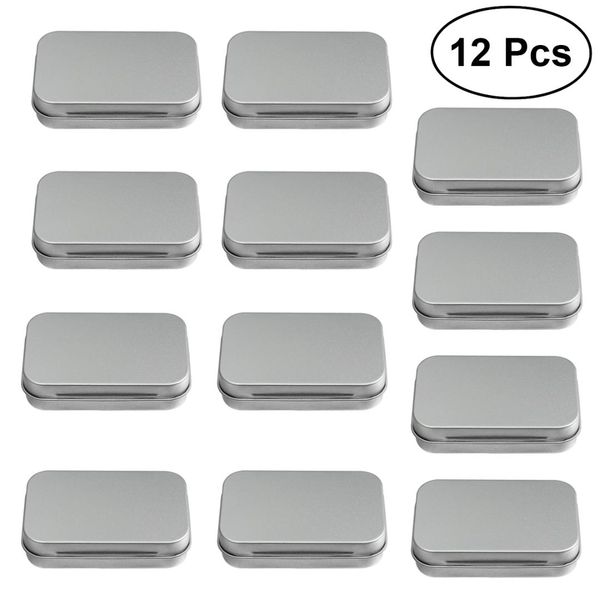 

12pcs меаллиека коѬобка лип ик дл Ѭанени каѬ Ѭанени алне мини-обе
