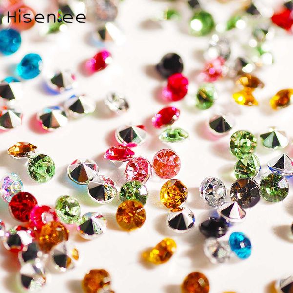 

5mm 500pcs new fashion charm acrylic pointed rhinestones 3d fashion sweet nail art diy clothing decoration, Silver;gold