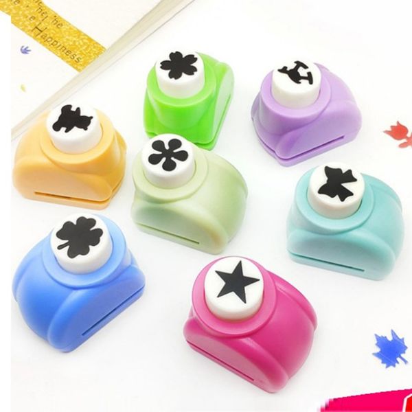 

10pcs wholesale paper punch eva foam paper embossing random mini diy craft scrapbooking handmade gift cut card hole puncher