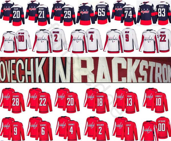 

Custom 2018 Washington Capitals 13 Jakub Vrana 18 Chandler Stephenson 20 Lars Eller Madison Bowey 28 Jakub Jerabek 29 Christian Djoos Jersey
