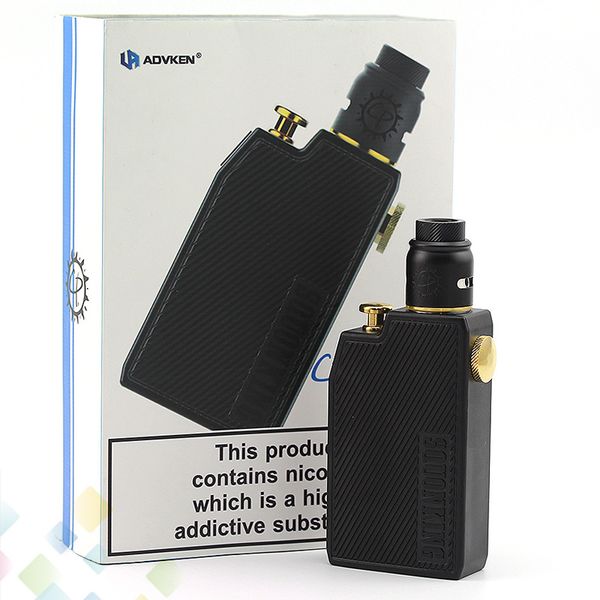 

Authentic Advken CP Squonking Kit with 7ml Capacity Bottle Powered by Single 18650 Battery Squonk MOD CP RDA E Cigarette DHL Free