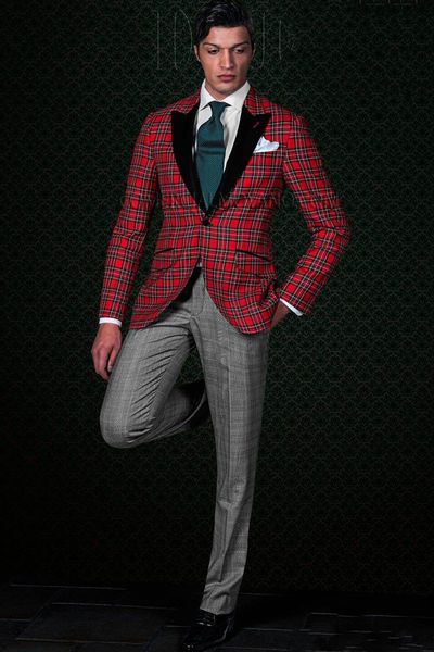 

brand new men wedding tuxedos excellent groom tuxedos peak lapel one button men blazer 2 piece suit custom made(jacket+pants+tie) 1565, Black;gray