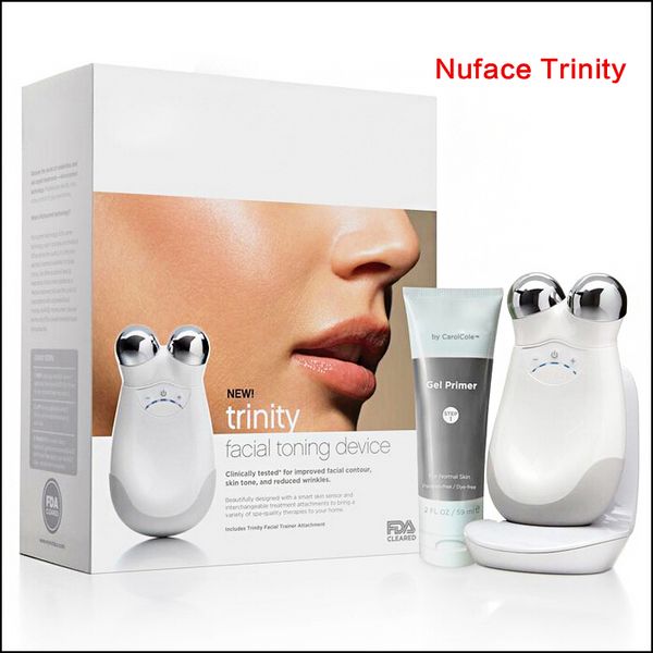 

Небольшой Пакет Nuface Trinity Pro для Лица Тонизирующее Устройство Комплект Белый высок