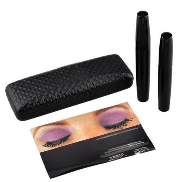 

Top Quality & 2018 newest version 5223/5103 Barcode mascara 144 sets =288 pcs MASCARA 3D FIBER LASHES Black waterproof double mascara hot