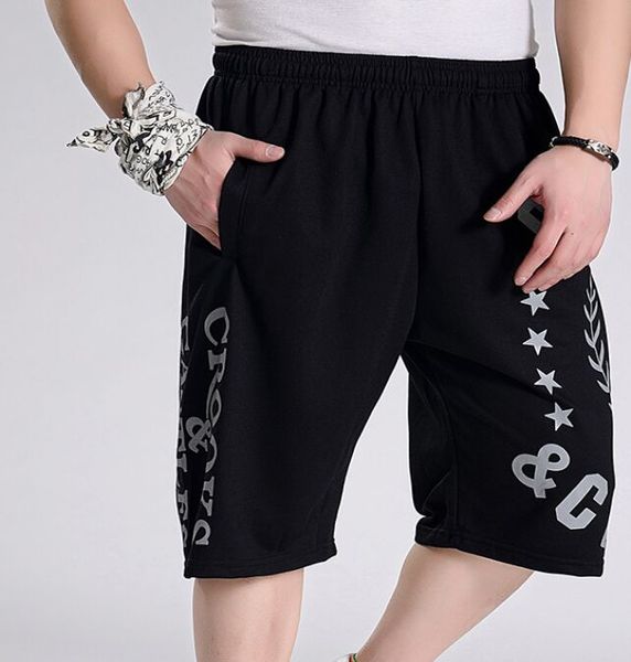 

long summer shorts men workout hip hop mens shorts gasp bermuda masculina body engineers mens fitness clothing activewear -6xl, White;black