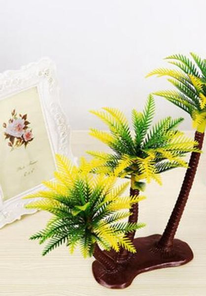 

декоративные цветы искусственные пальмы пейзаж песочница стиль palm искусственные растения украшение искусственный кокос