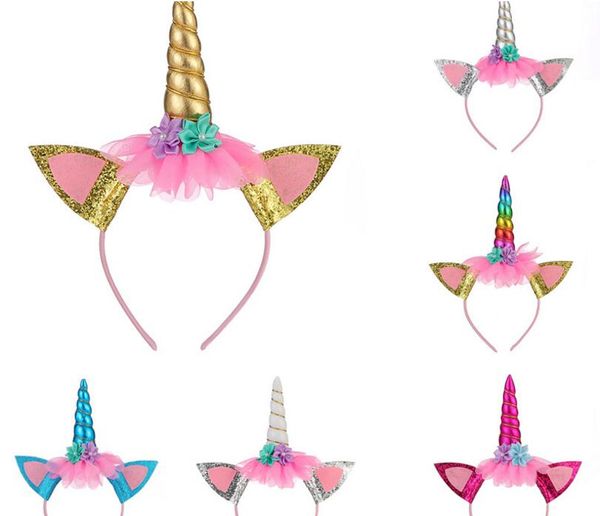 Cerchio per unicorno Cerchio per bambini di Halloween, festa per le vacanze, accessori per capelli per bambini. Prodotti per feste per unicorno L422