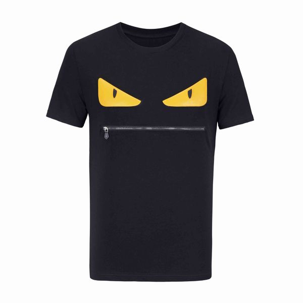 

cotton t-shirt men's short sleeve luxury summer t-shirt men's eye shipping print fashion aqfxg