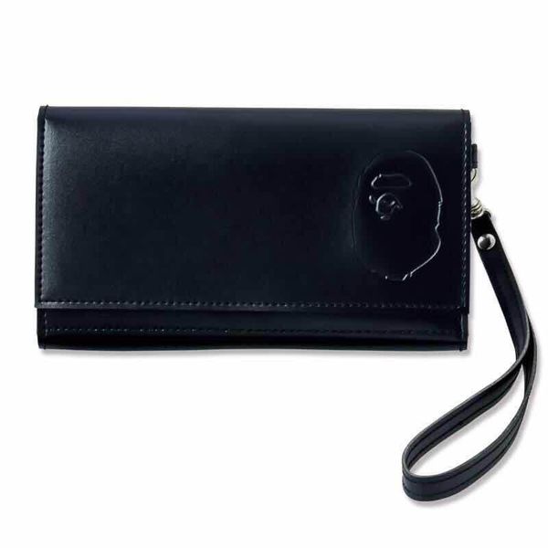 

2018 Card Holder Aape Ape Wallet Passport Bags Storage Wallets All Black And Green Japan Style Fashion