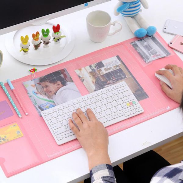 

705*320mm multi function desk mat computer mat pvc waterproof mouse for school office supplies creative gift