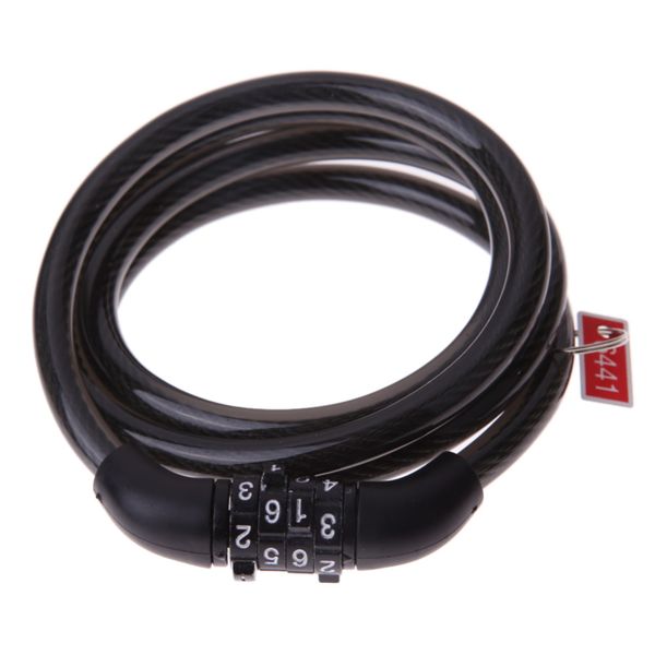 

cycling bicycle bike lock code steel wire anti-theft electric cable locks security device coded castle bike safety lock