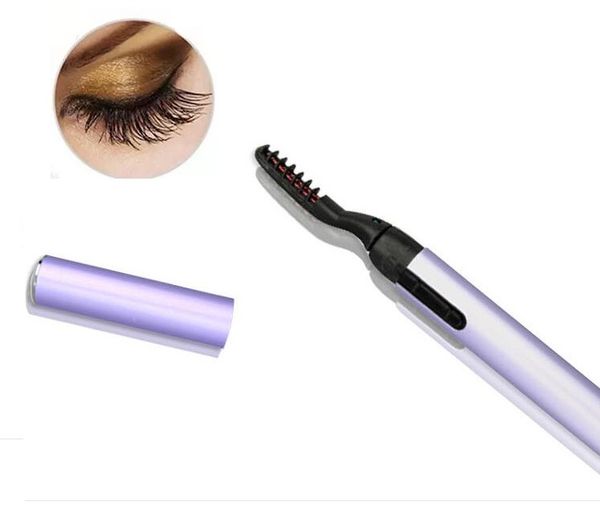 Alta qualidade Mini Estilo Caneta Elétrica Aquecida Curvex Eye Lashes Curler Duradoura Maquiagem ferramentas DHL Frete grátis