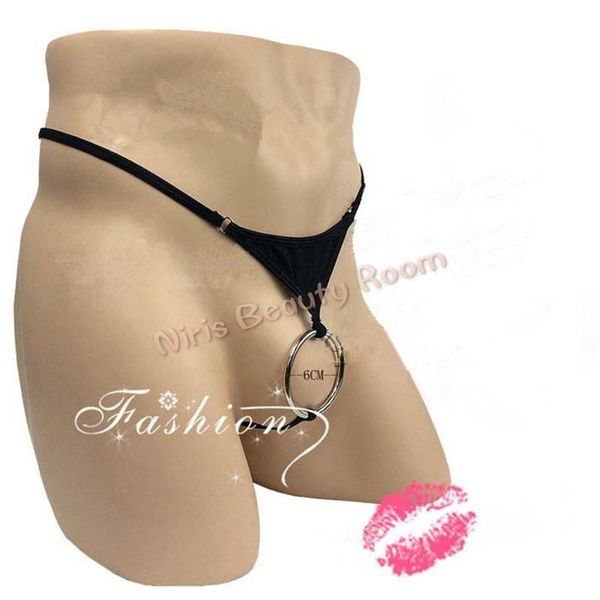 Mens Cock Ring Sospensorio con apertura sul cavallo Sexy G-String Man Maschio Gay Biancheria intima Scava fuori Bikini Tanga Mutandine Tanga Lingerie esotica C18111601