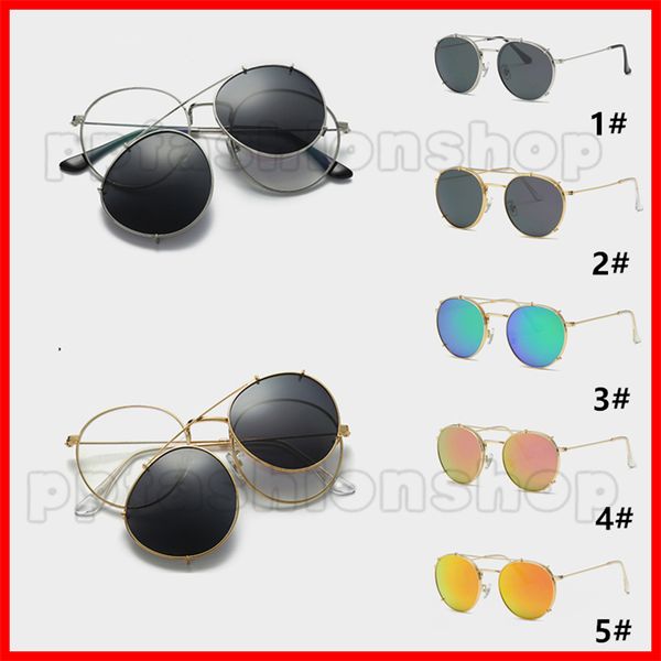 

new classic retro glass sunglasses brand designer sunglasses for men women cycling glass driving sunglasses 5 colors, White;black