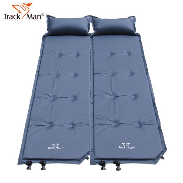 

one person automatic inflatable mattress moisture-proof pad hiking cycling cushion bbq beach fishing outdoor camping mat