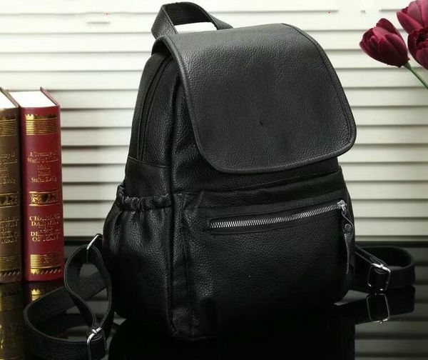 

New Hot Classic Brand Bags Fashion Bags Shoulders Backpack Black PU Leather Handbags Handbag Tote Bag Backpacks Free Shipping