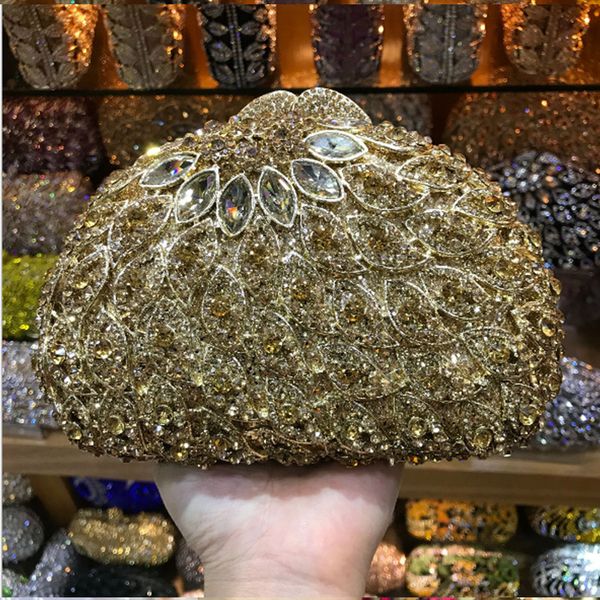 

clutch women evening bags diamond rhinestone clutches crystal wallet wedding purse party chian shoulder bags banquet wallet