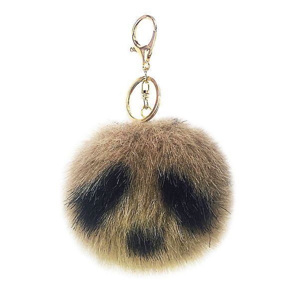 

new bear mao mao qiu key chain pendant ladies bag car key hang accessories small animal gifts, Silver