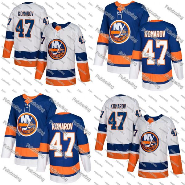 

47 Leo Komarov Jersey Anders Lee Brock Nelson John Stevens Scott Eansor Jaroslav Halak Casey Bailey de Haan New York Islanders Jersey