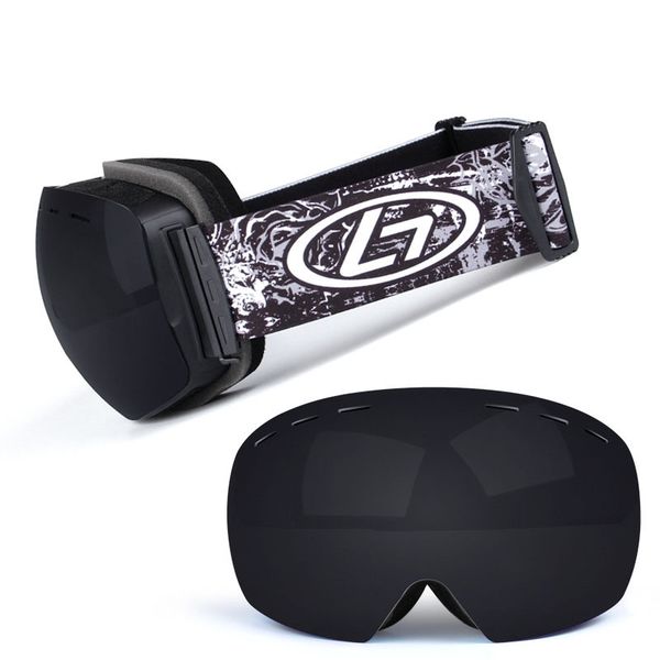 

winter snow sports snowboard goggles with anti-fog uv protection for men women youth snowmobile skiing skating mask