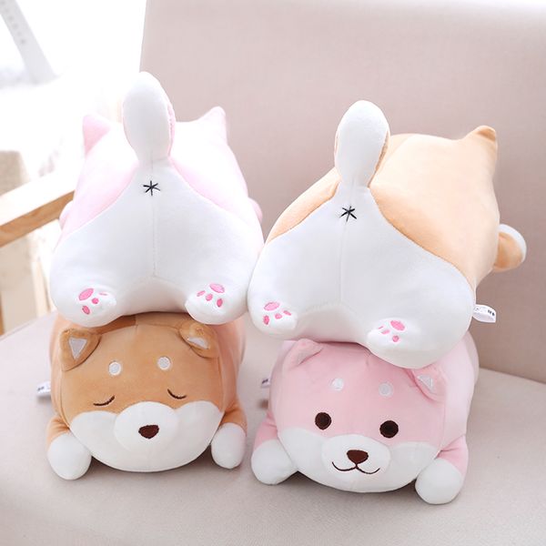 2019 36cm Cute Fat Shiba Inu Dog Plush Toy Stuffed Soft Kawaii Animal Cartoon Pillow Lovely Gift For Kids Baby Children Good Quality From