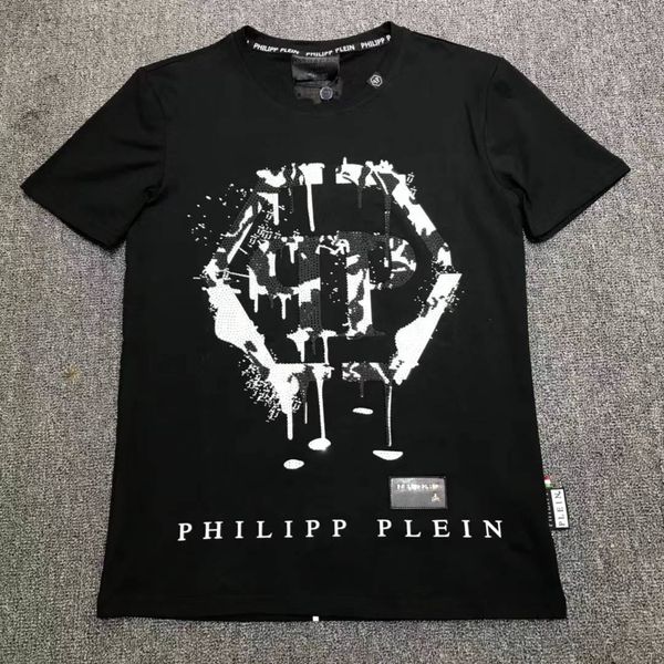 

New fa hion che t embroidery wolf kull men t hirt hort leeve ca ual t hirt hip ter fractal pattern tee cool top 19